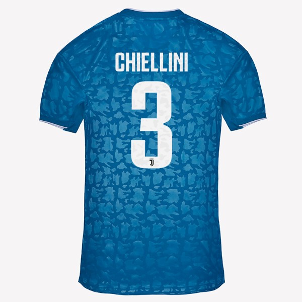 Camiseta Juventus NO.3 Chiellini 3ª 2019-2020 Azul